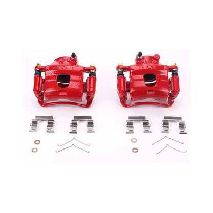 PowerStop Power Stop 96-99 Infiniti I30 Front Red Calipers w/Brackets - Pair S1218