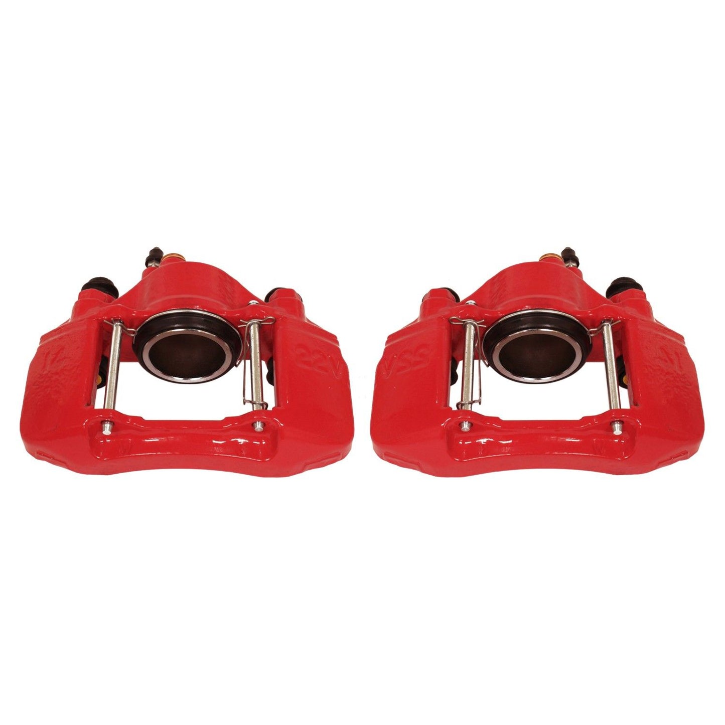 PowerStop Power Stop 91-03 Ford Escort Front Red Calipers w/o Brackets - Pair S1336A