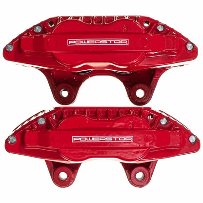Power Stop 90-96 Nissan 300ZX Front Red Calipers - Pair S1399