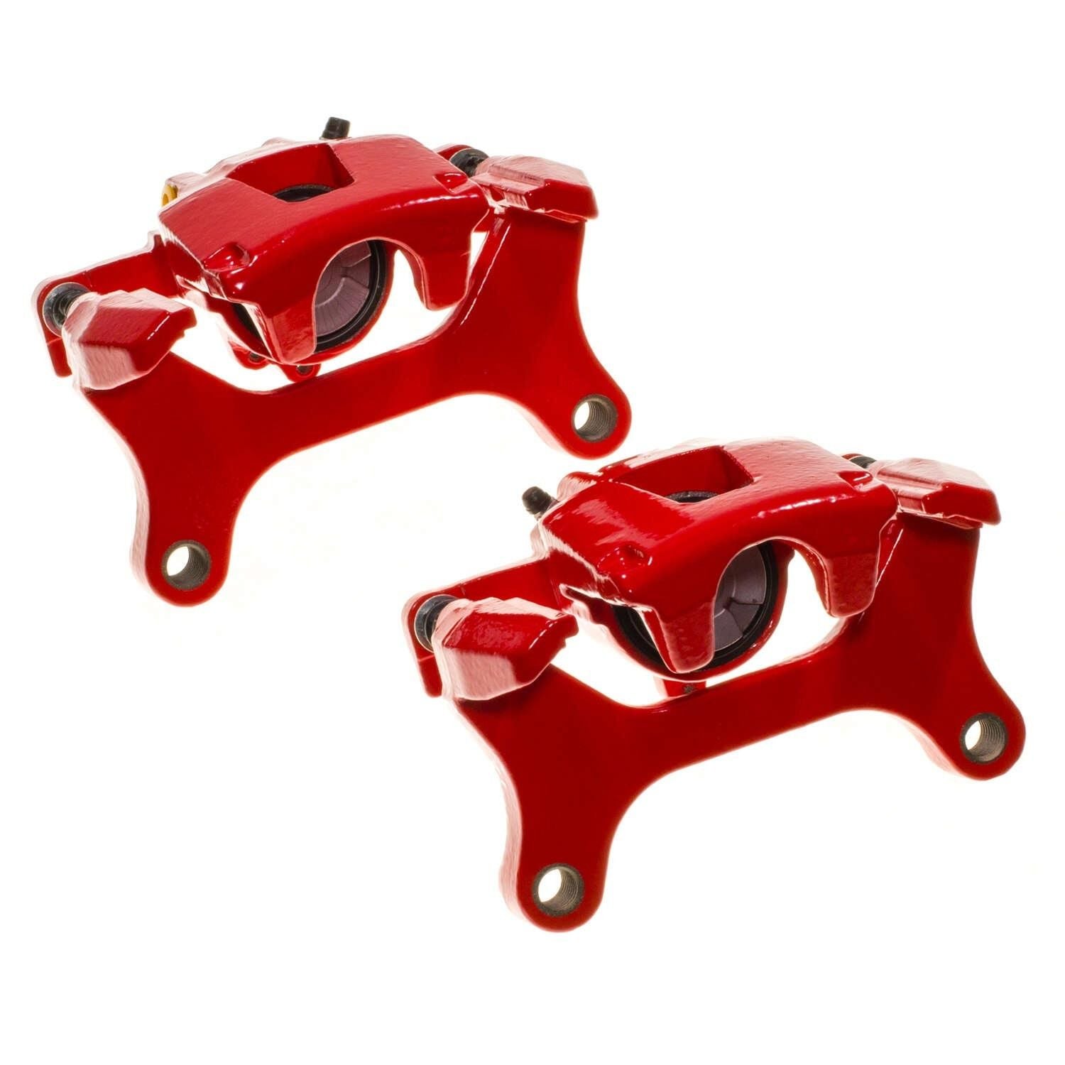 PowerStop Power Stop 18-20 Ford F-150 Rear Red Caliper w/Bracket - Pair S15018