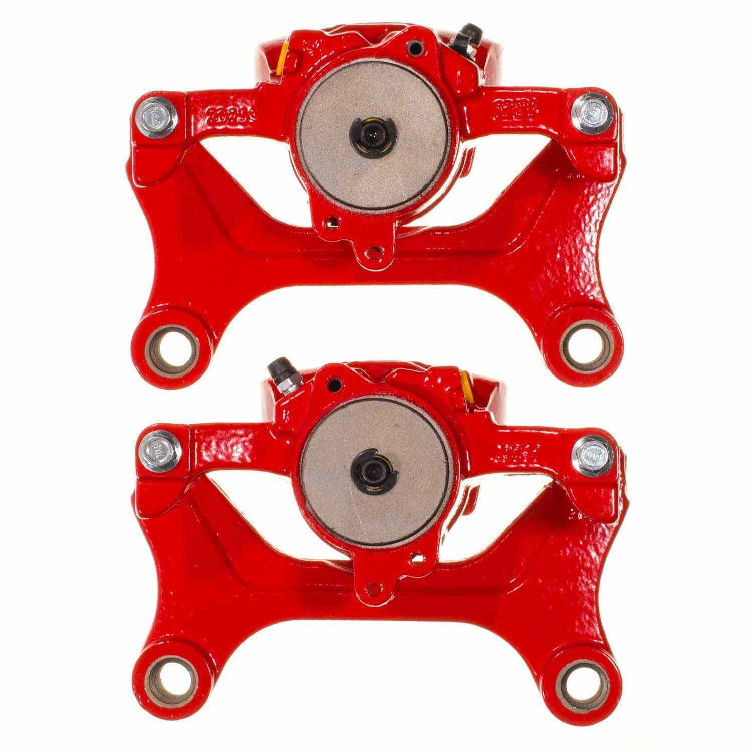 PowerStop Power Stop 18-20 Ford F-150 Rear Red Caliper w/Bracket - Pair S15018