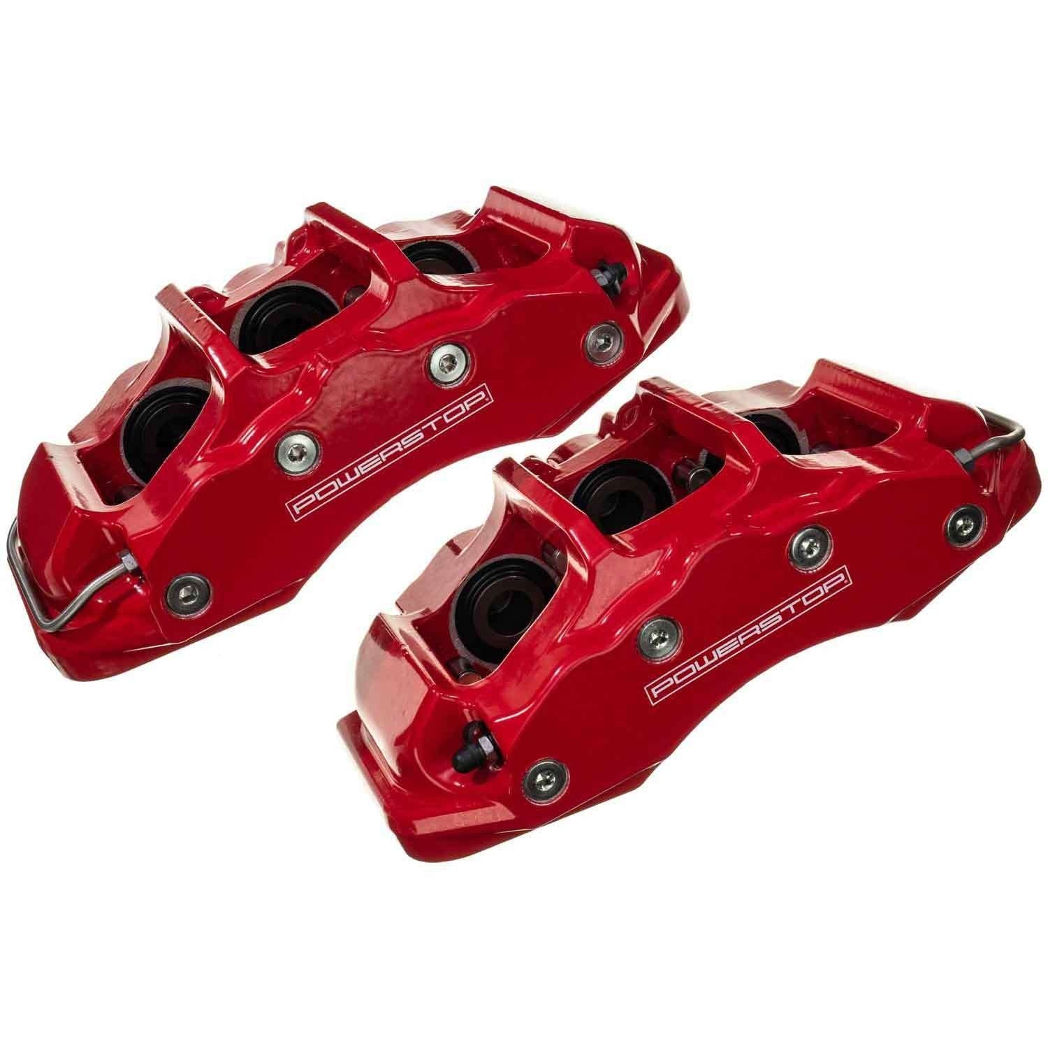 PowerStop Power Stop 06-13 Chevrolet Corvette Front Red Calipers - Pair S15042