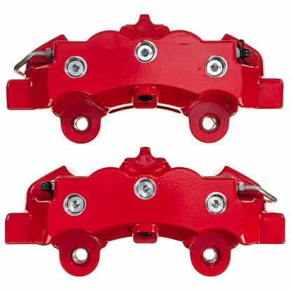 PowerStop Power Stop 06-13 Chevrolet Corvette Rear Red Calipers - Pair S15044