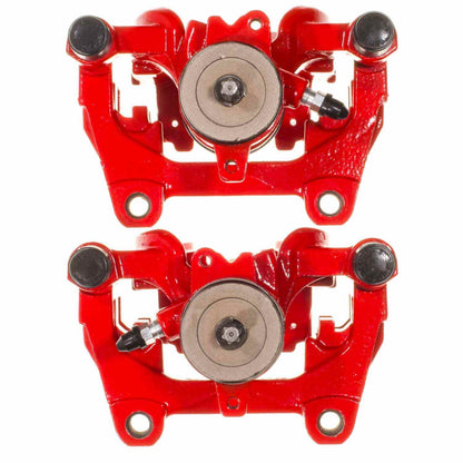 PowerStop Power Stop 19-22 Lincoln Nautilus Rear Red Caliper w/Bracket - Pair S15140
