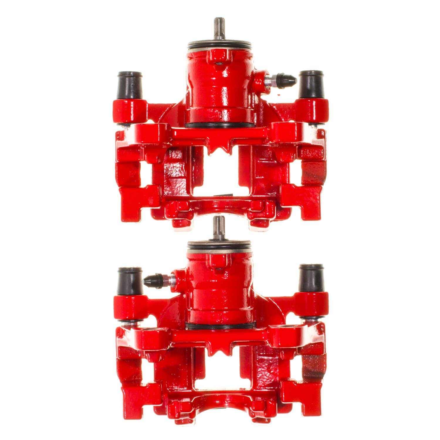 PowerStop Power Stop 19-22 Lincoln Nautilus Rear Red Caliper w/Bracket - Pair S15140