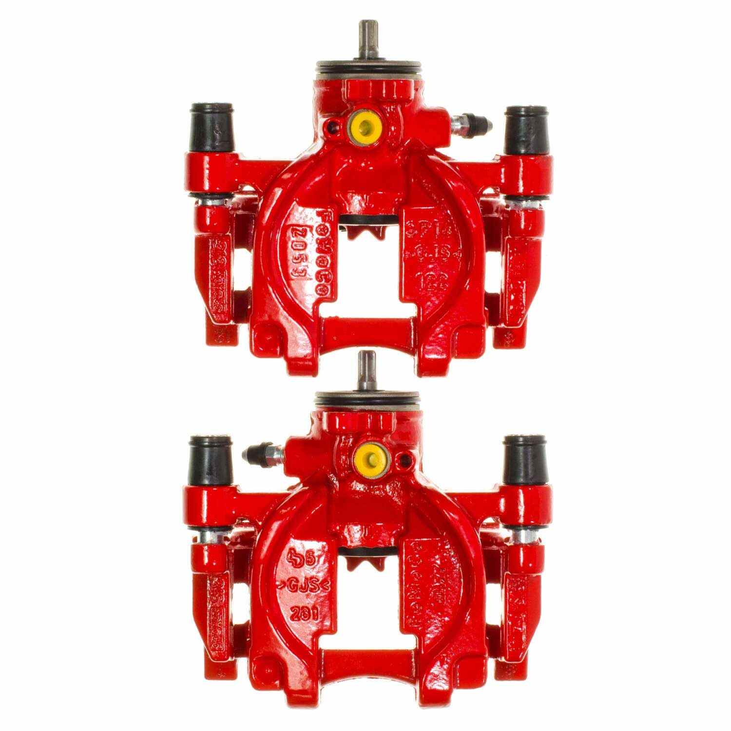 PowerStop Power Stop 19-22 Lincoln Nautilus Rear Red Caliper w/Bracket - Pair S15140