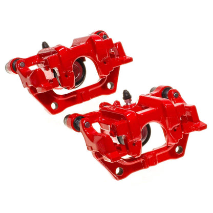 PowerStop Power Stop 19-22 Honda Insight Rear Red Caliper w/Bracket - Pair S15156
