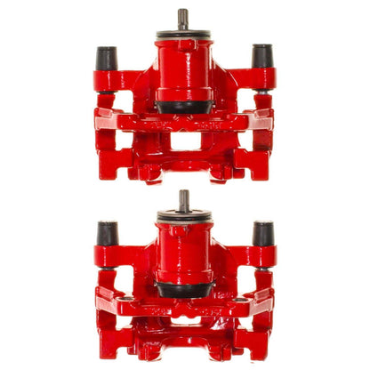 PowerStop Power Stop 19-22 Honda Insight Rear Red Caliper w/Bracket - Pair S15156