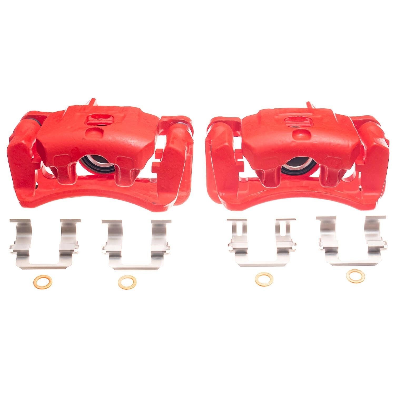 Power Stop 96-99 Acura SLX Rear Red Calipers - Pair S1636