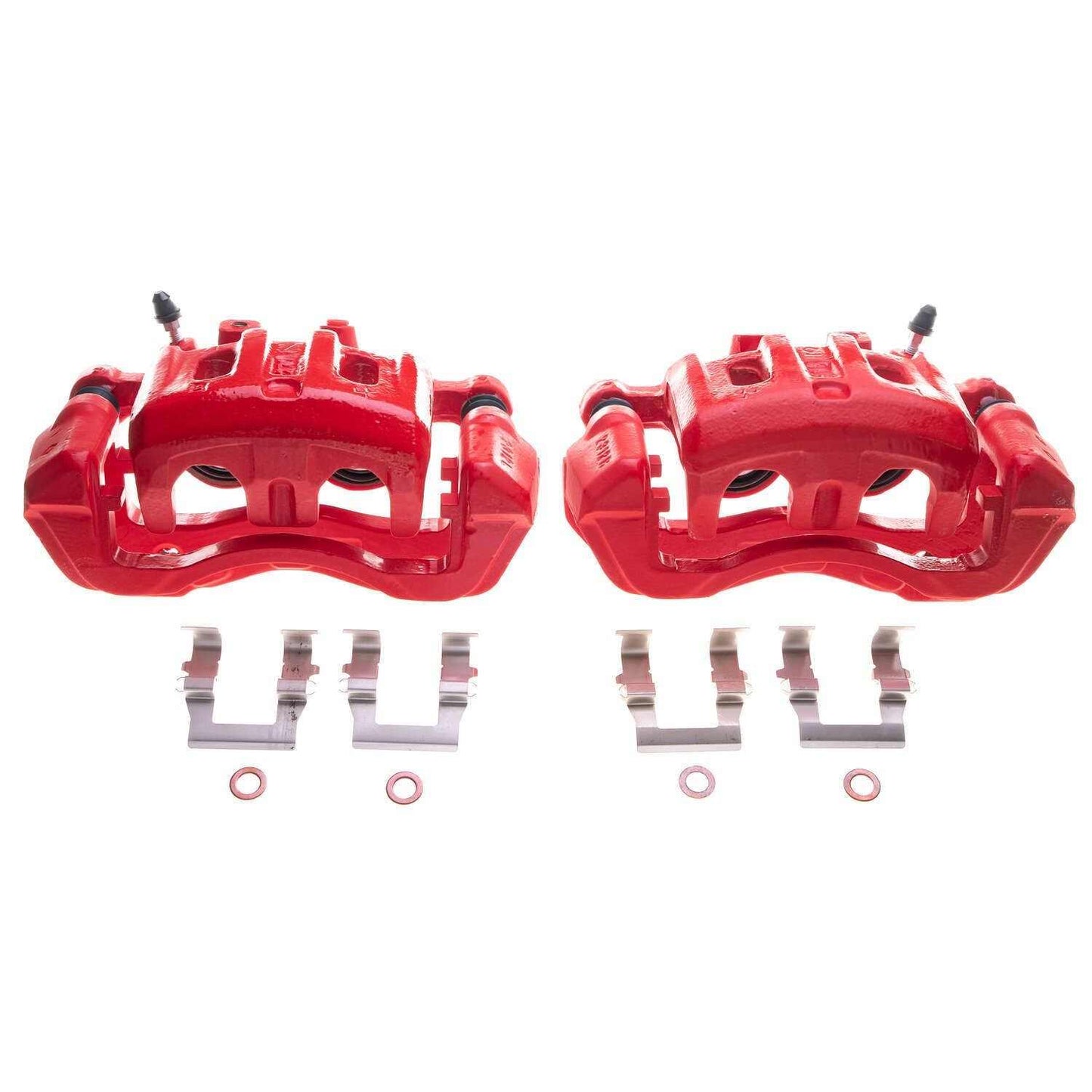 PowerStop Power Stop 92-96 Mitsubishi Montero Front Red Calipers - Pair S1676