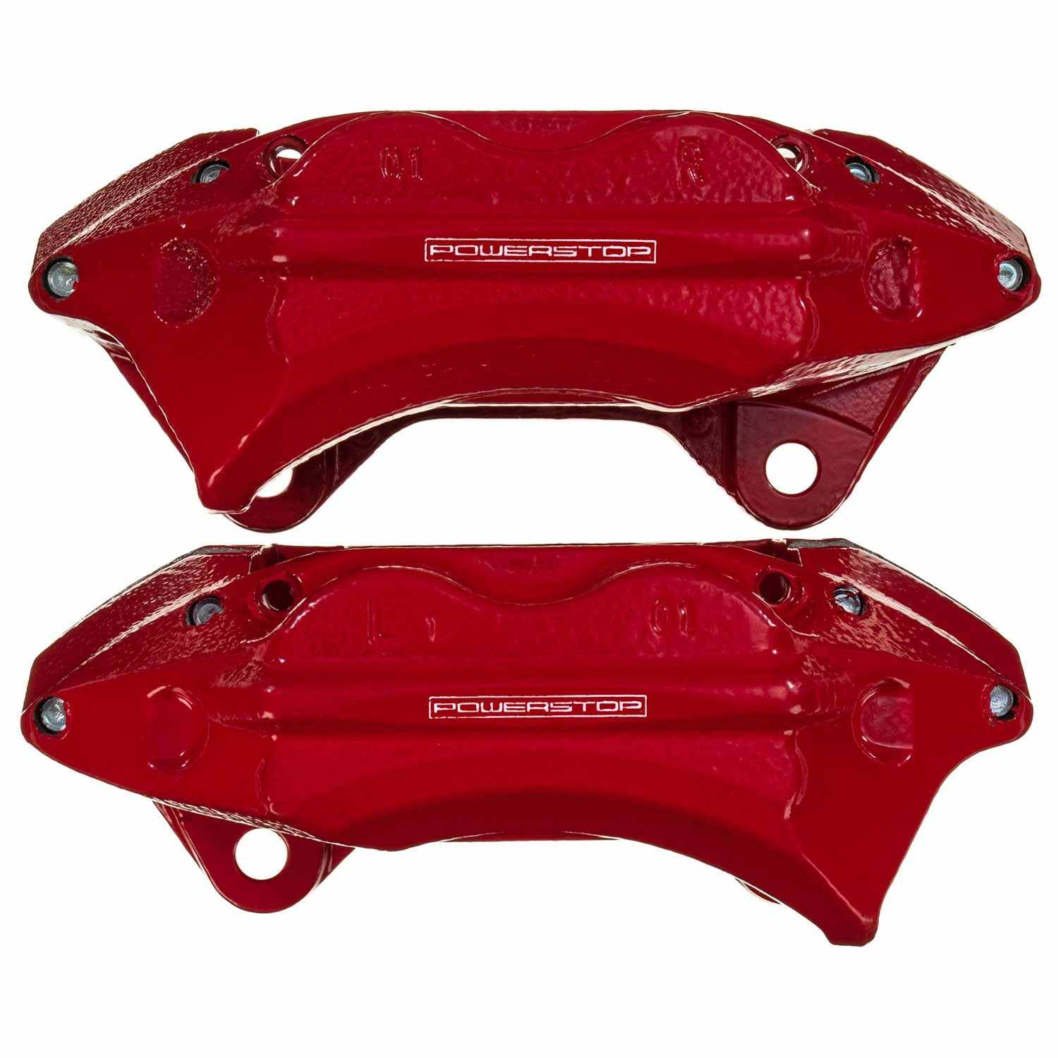 PowerStop Power Stop 95-03 Toyota Tacoma Front Red Calipers w/o Brackets - Pair S1784