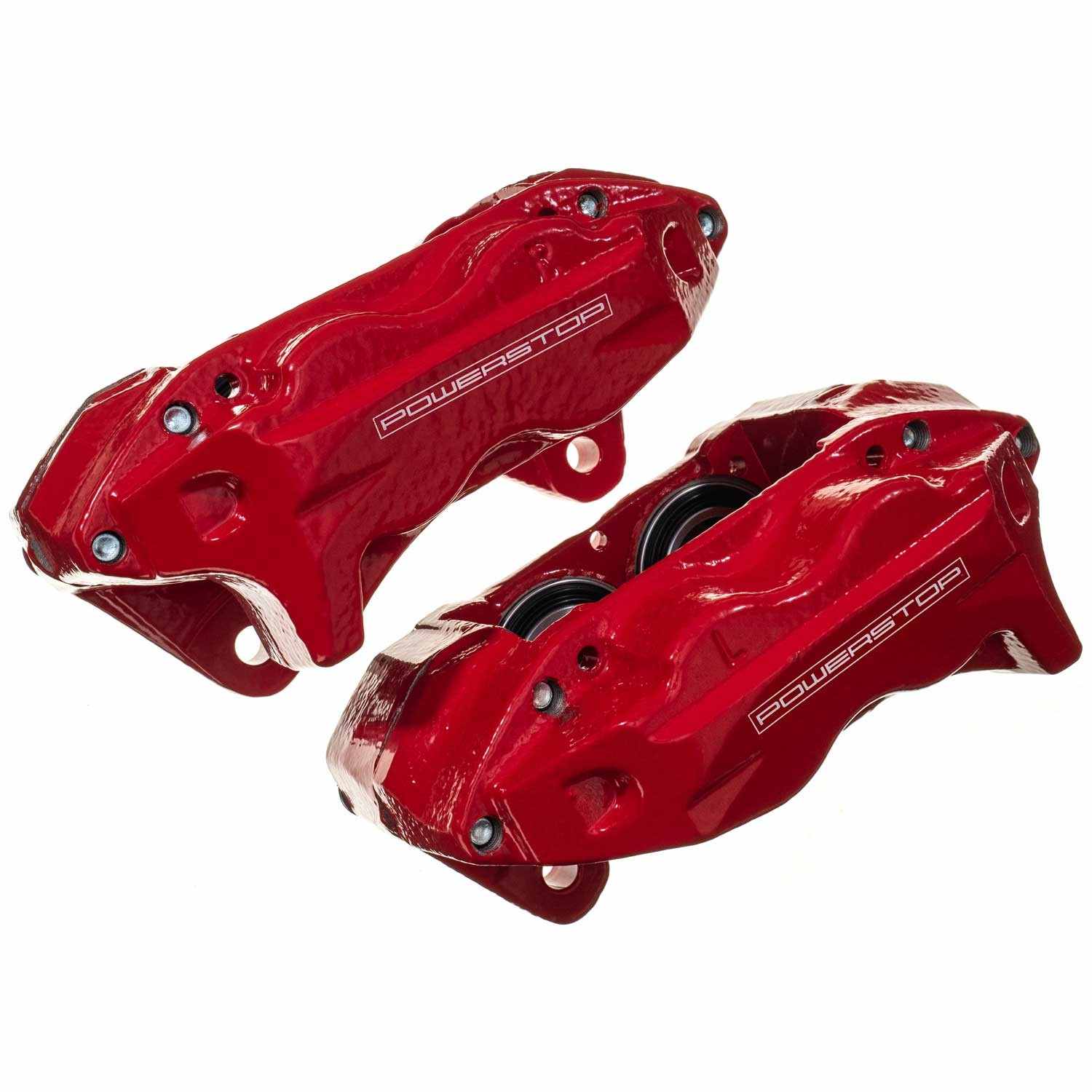 PowerStop Power Stop 96-02 Toyota 4Runner Front Red Calipers w/o Brackets - Pair S1830