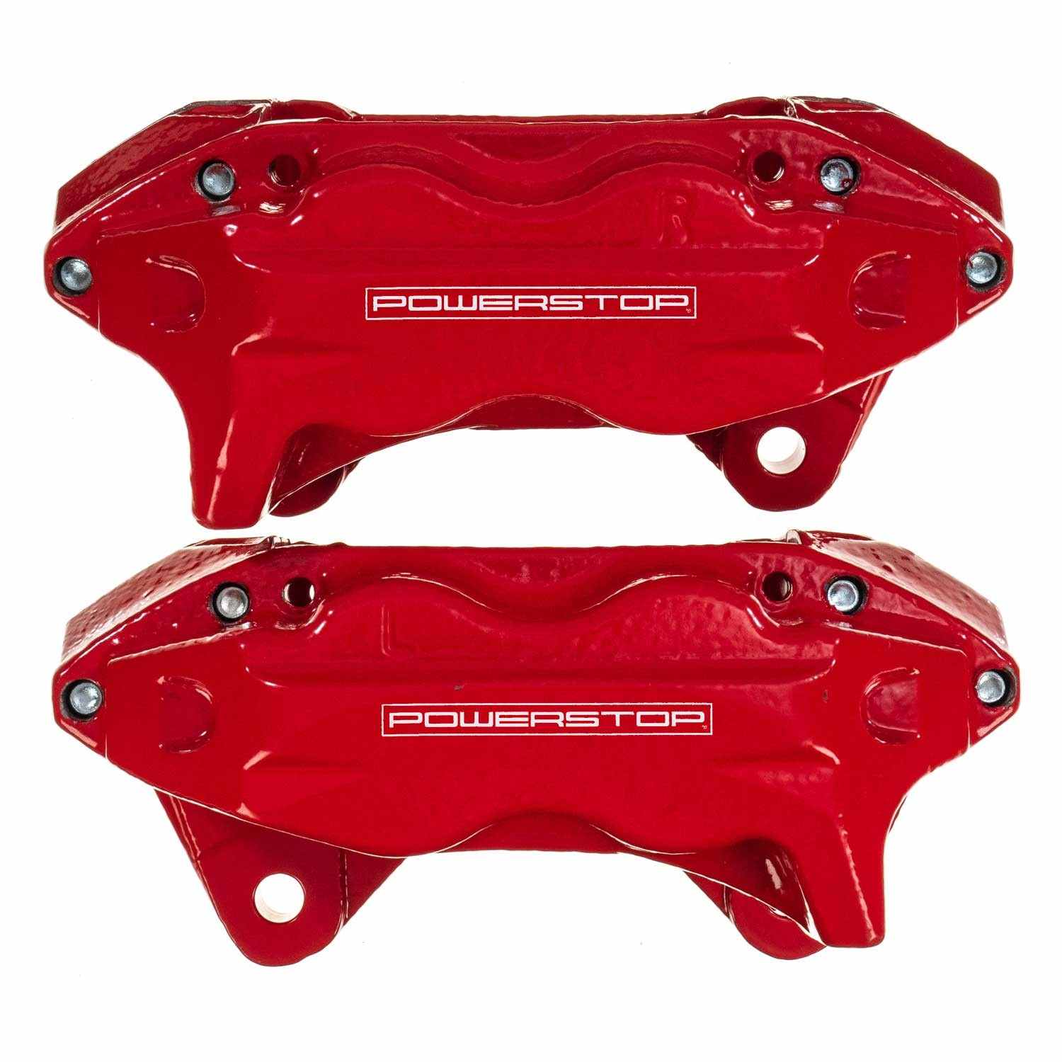 PowerStop Power Stop 96-02 Toyota 4Runner Front Red Calipers w/o Brackets - Pair S1830
