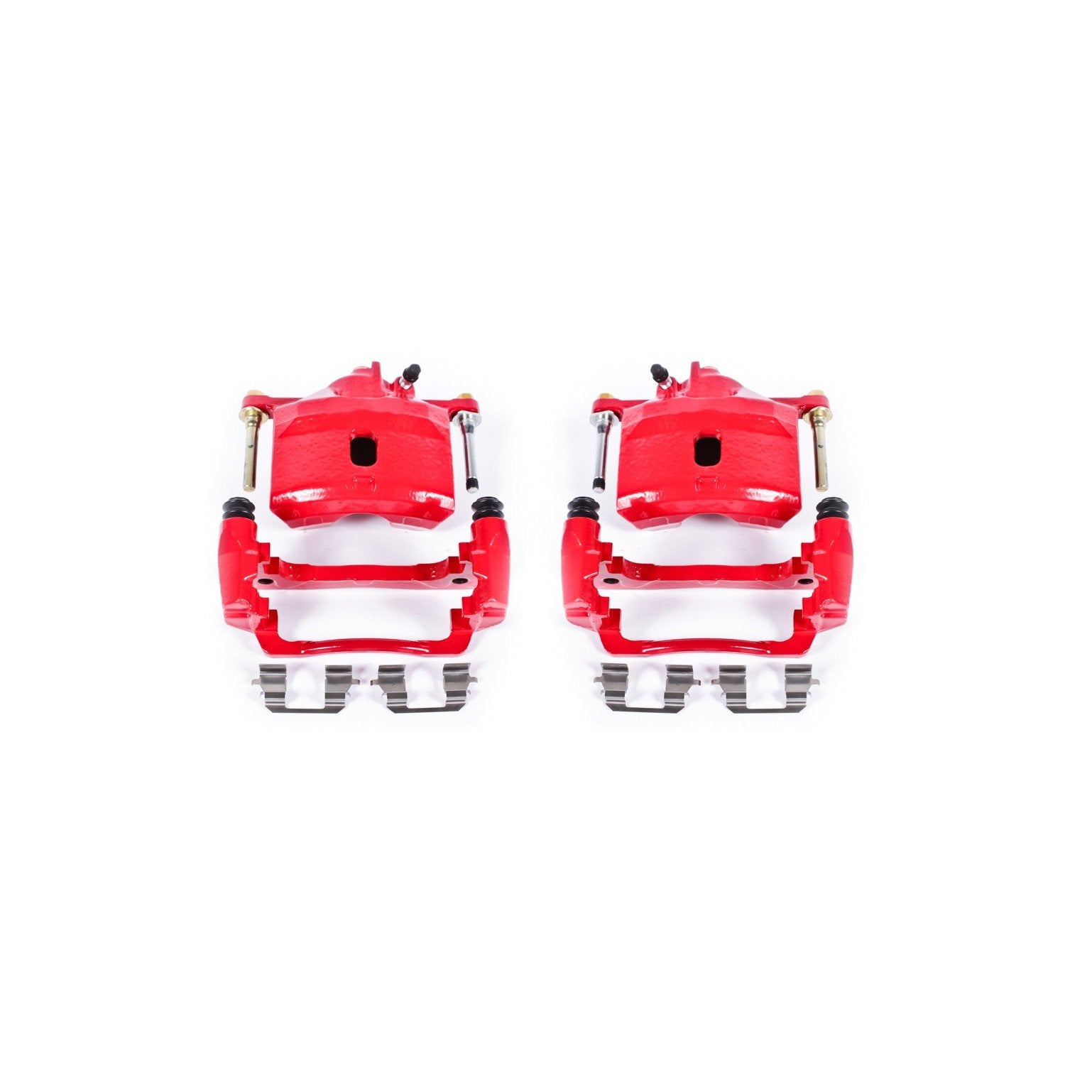 PowerStop Power Stop 97-00 Acura EL Front Red Calipers w/Brackets - Pair S1832