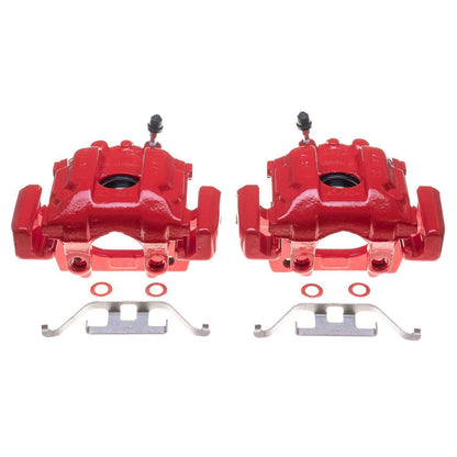 PowerStop Power Stop 1995 BMW 740i Rear Red Calipers - Pair S1886