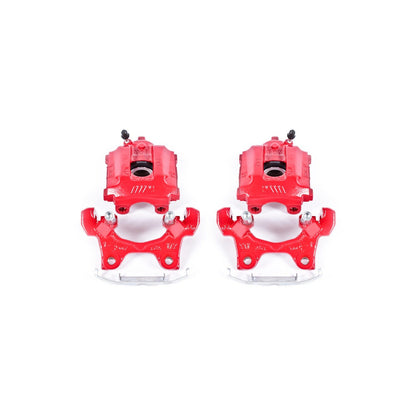 PowerStop Power Stop 95-99 BMW M3 Rear Red Calipers w/Brackets - Pair S1890