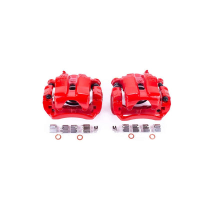 PowerStop Power Stop 96-98 Suzuki Sidekick Front Red Calipers w/Brackets - Pair S1910