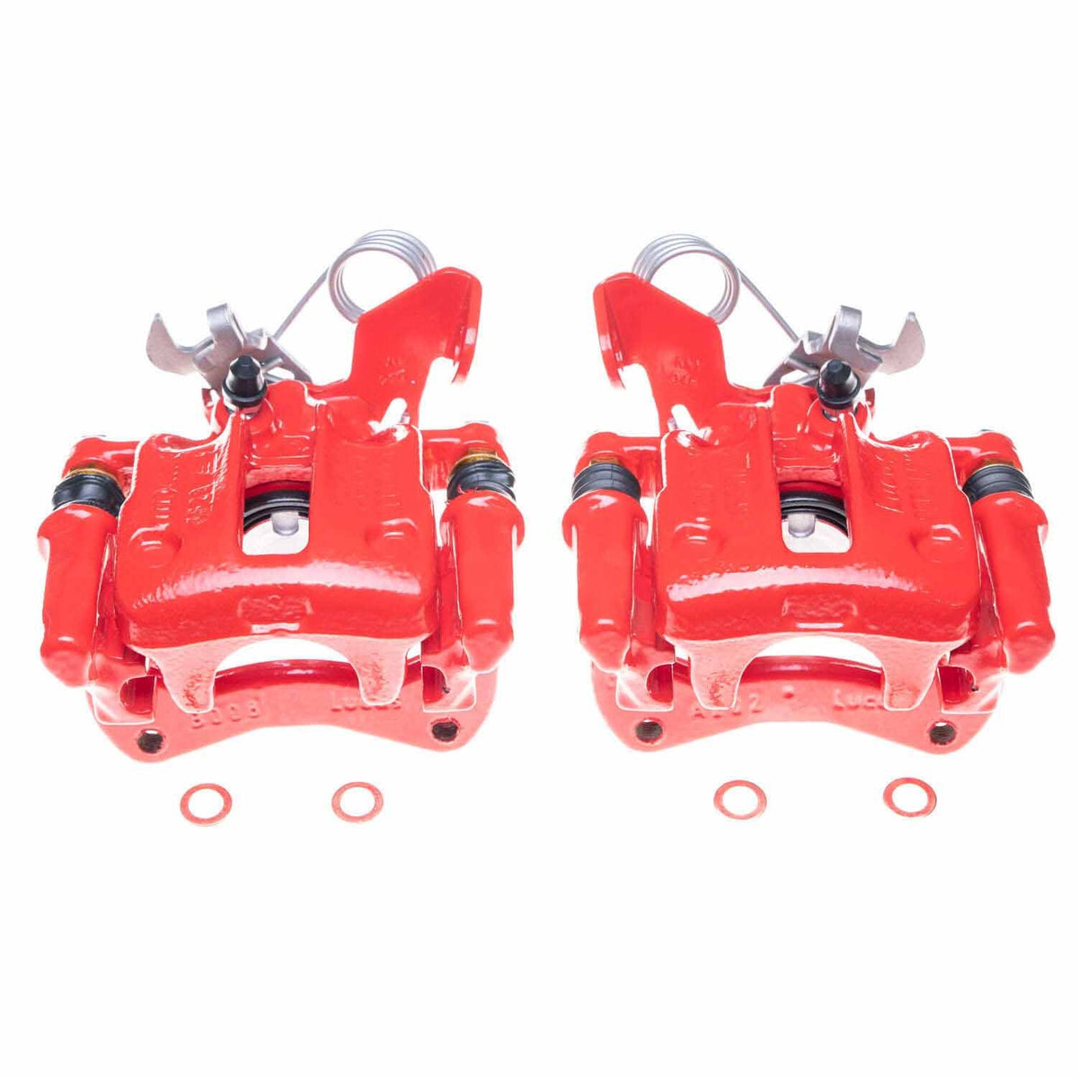 PowerStop Power Stop 96-01 Audi A4 Quattro Rear Red Calipers - Pair S1978