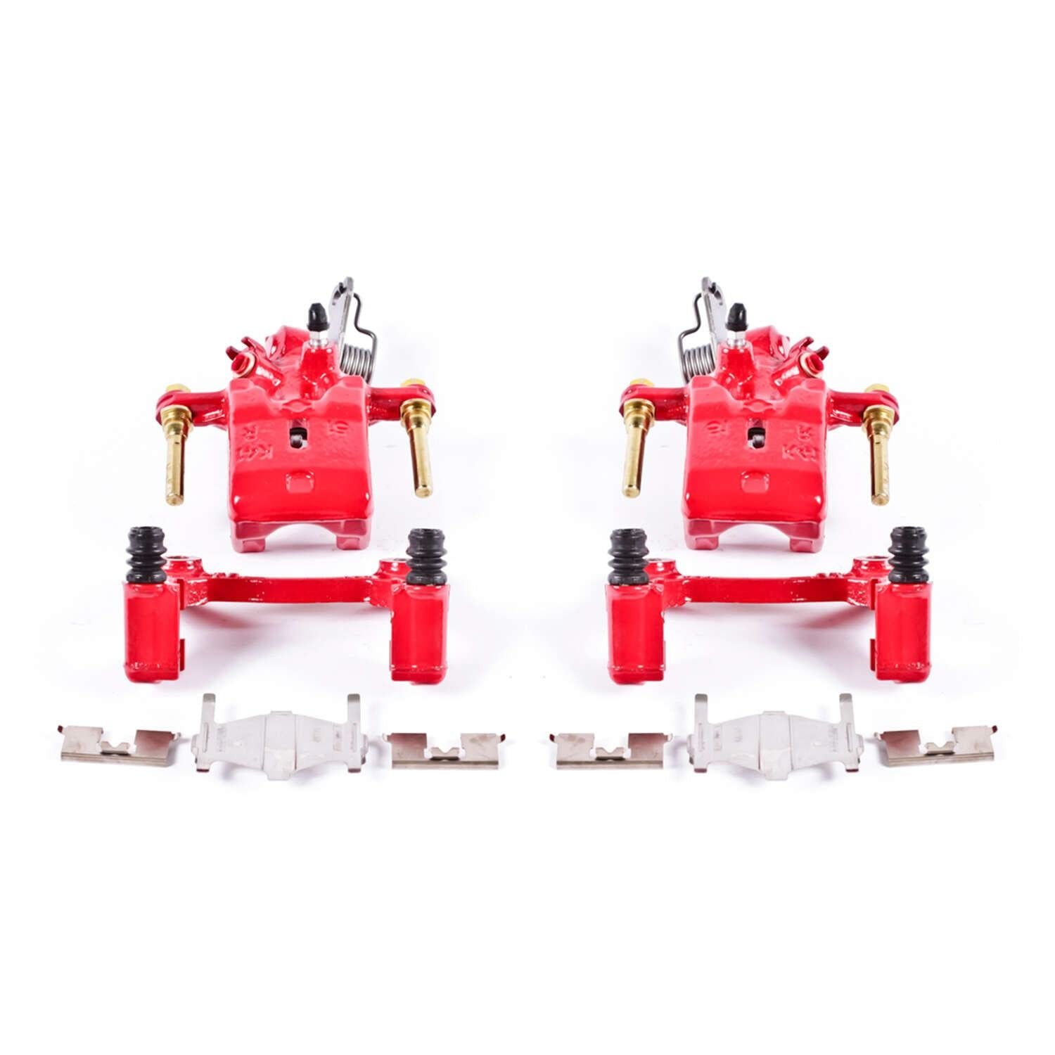 PowerStop Power Stop 96-01 Infiniti I30 Rear Red Calipers w/Brackets - Pair S2000