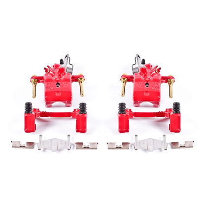 PowerStop Power Stop 96-01 Infiniti I30 Rear Red Calipers w/Brackets - Pair S2000