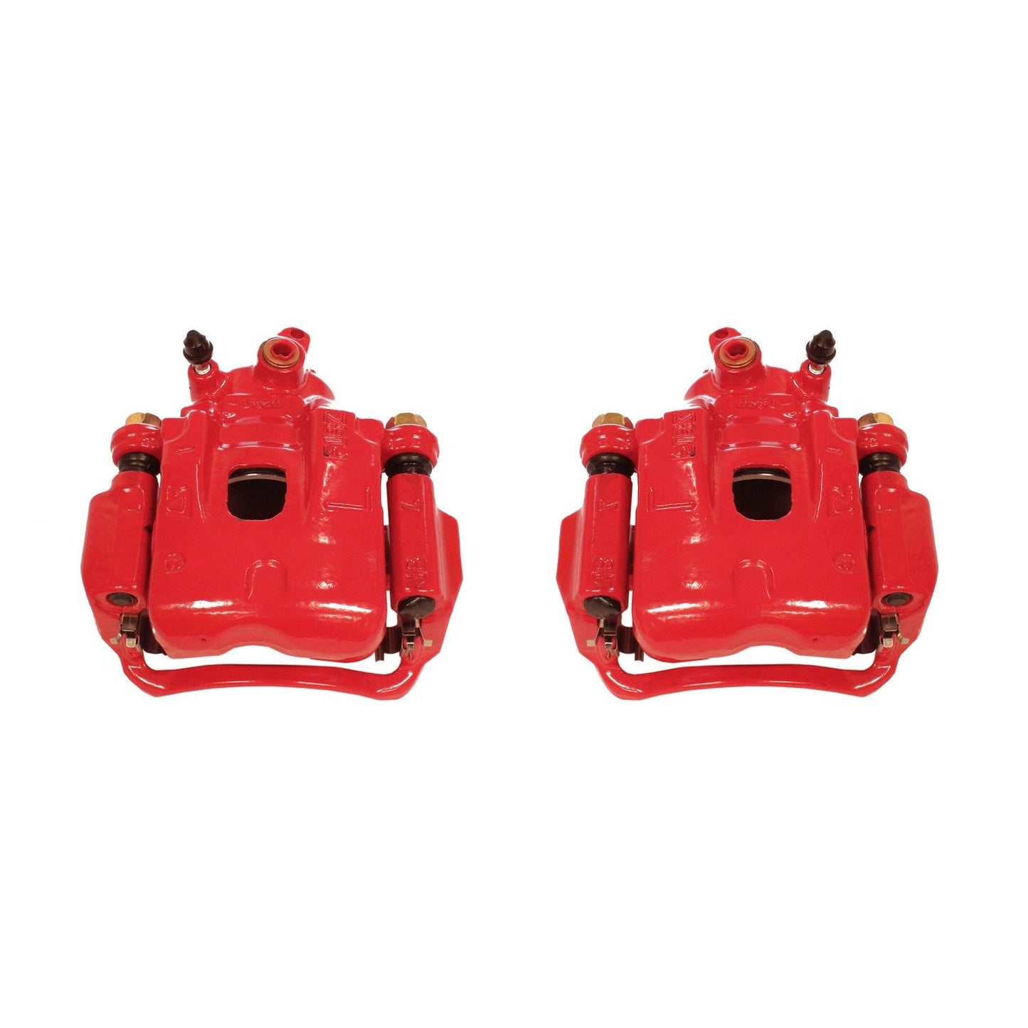 PowerStop Power Stop 95-04 Toyota Tacoma Front Red Calipers w/Brackets - Pair S2012