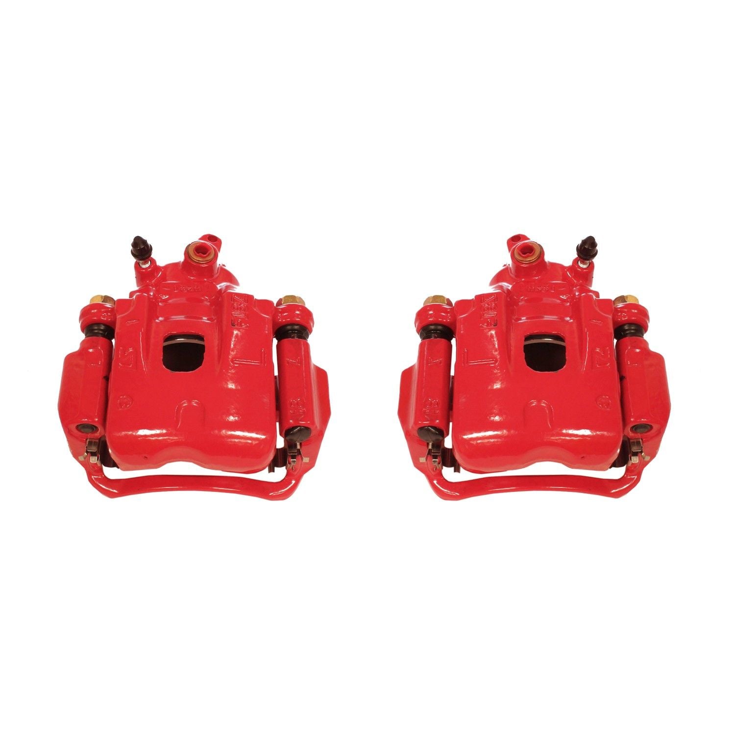 PowerStop Power Stop 95-04 Toyota Tacoma Front Red Calipers w/Brackets - Pair S2012