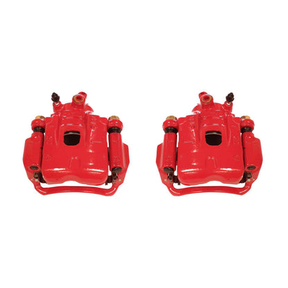 PowerStop Power Stop 95-04 Toyota Tacoma Front Red Calipers w/Brackets - Pair S2012