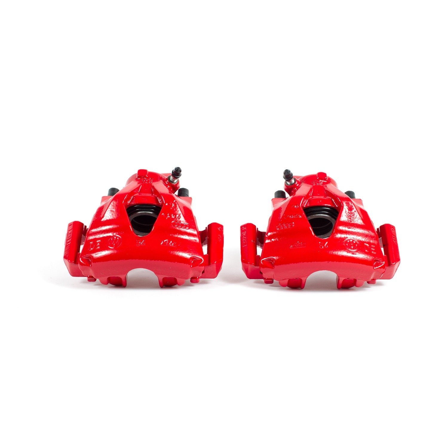 PowerStop Power Stop 00-06 Audi TT Front Red Calipers w/Brackets - Pair S2014B