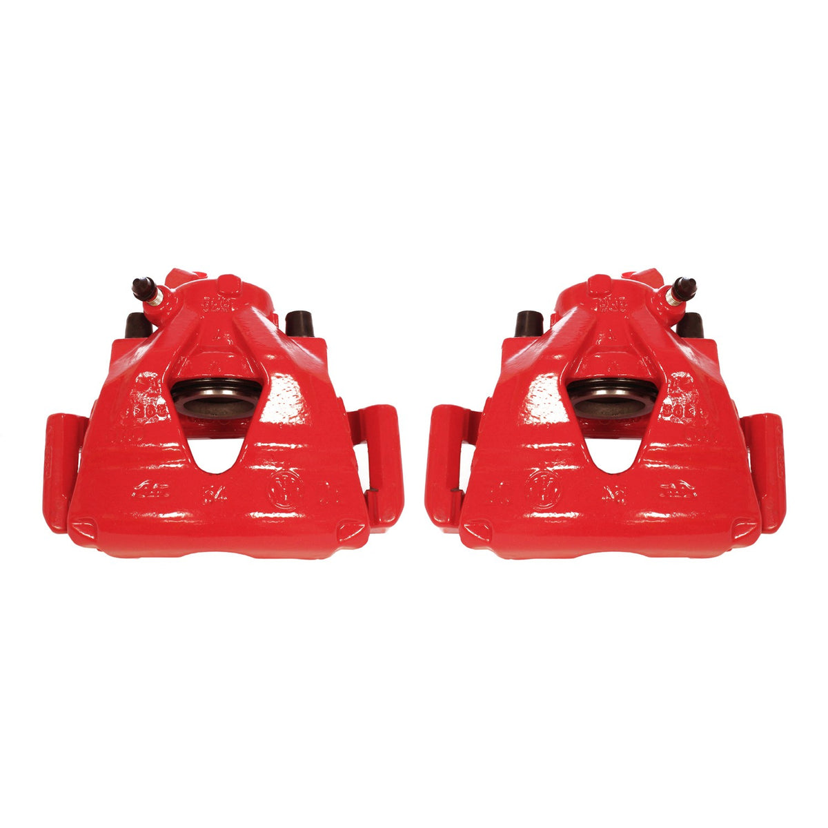 PowerStop Power Stop 99-10 Volkswagen Beetle Front Red Calipers w/Brackets - Pair S2014