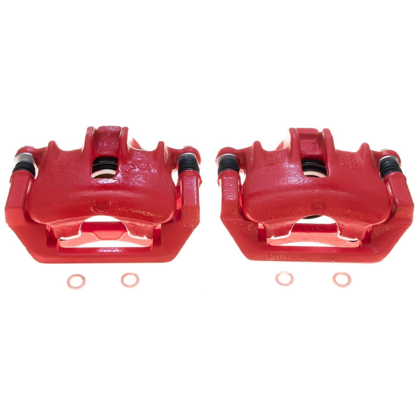 Power Stop 1999 Land Rover Discovery Rear Red Calipers - Pair S2064