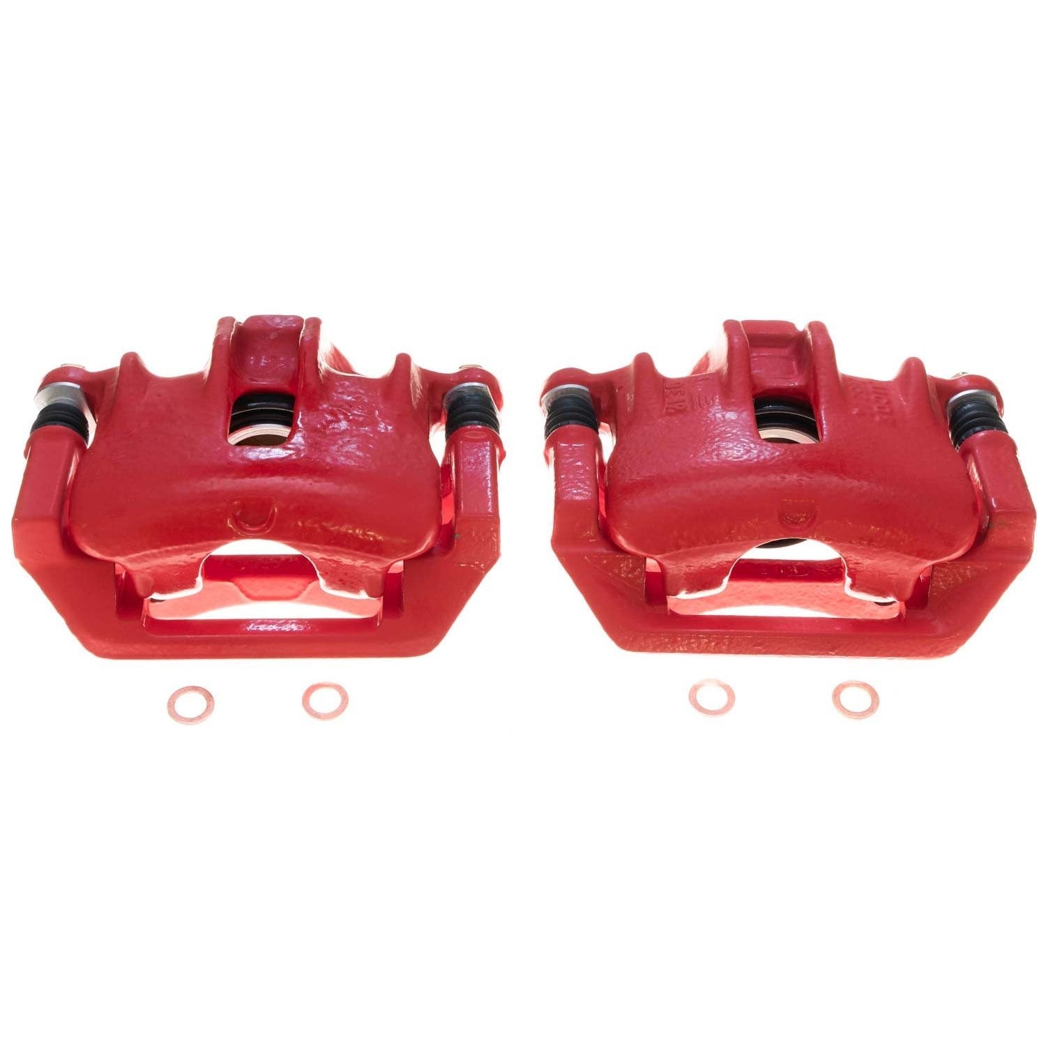 Power Stop 1999 Land Rover Discovery Rear Red Calipers - Pair S2064