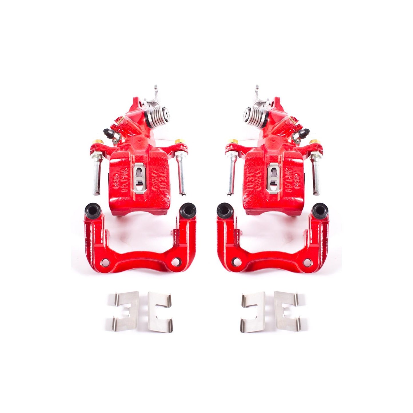 PowerStop Power Stop 04-08 Acura TSX Rear Red Calipers w/Brackets - Pair S2068