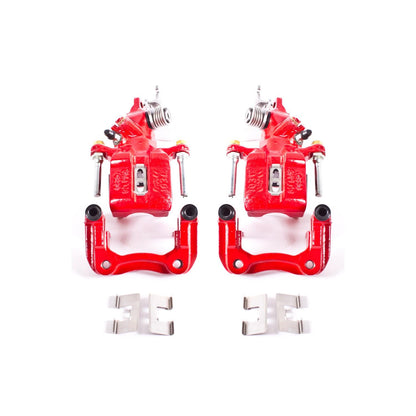 PowerStop Power Stop 04-08 Acura TSX Rear Red Calipers w/Brackets - Pair S2068