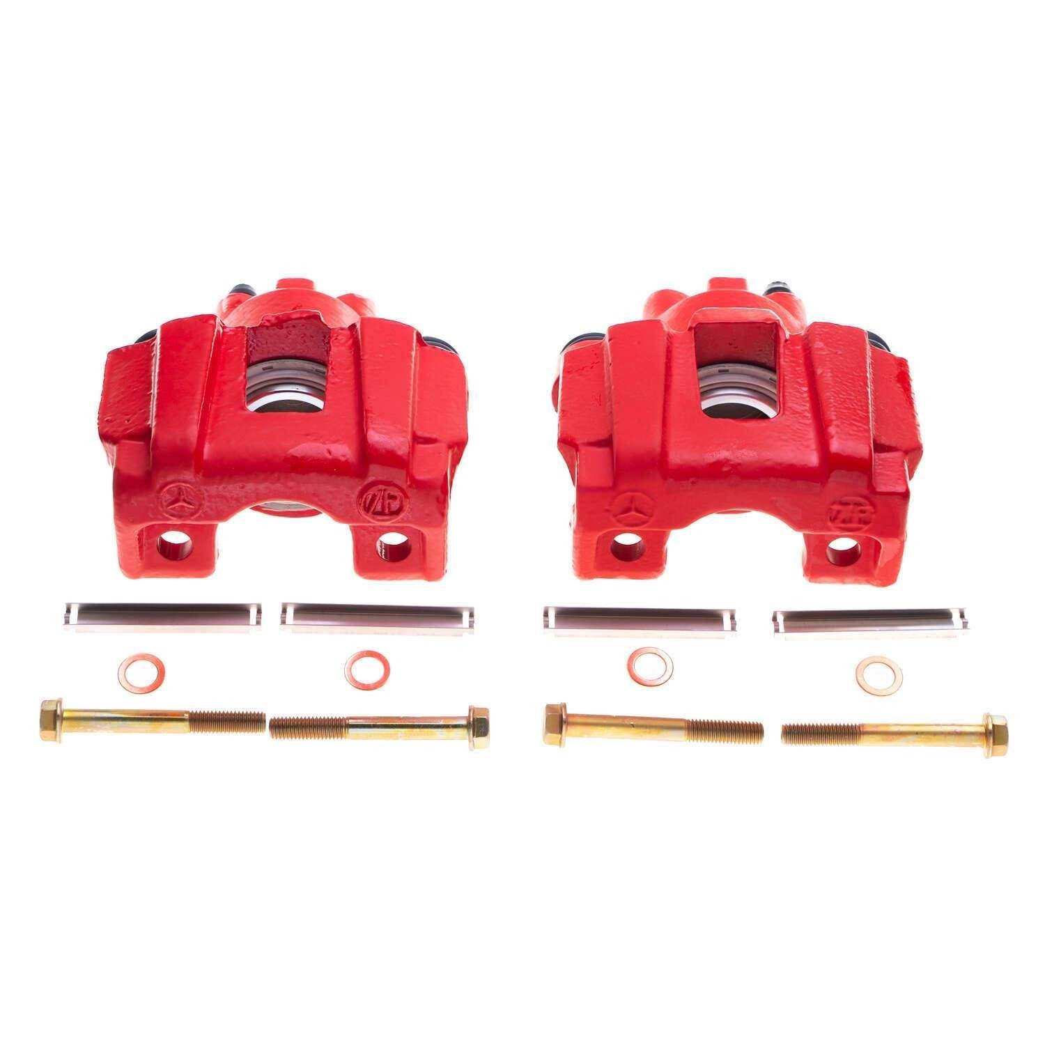 PowerStop Power Stop 98-03 Mercedes-Benz ML320 Rear Red Calipers - Pair S2112