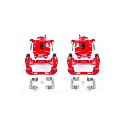 PowerStop Power Stop 05-10 Scion tC Front Red Calipers w/Brackets - Pair S2580A