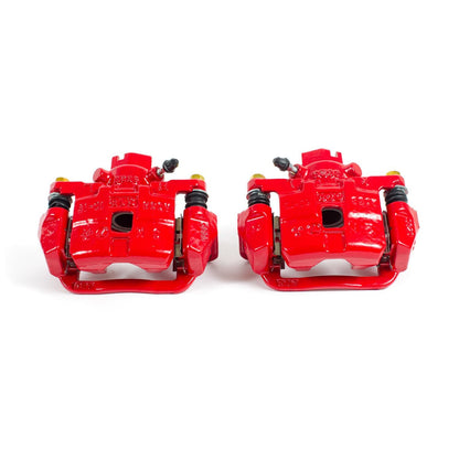 PowerStop Power Stop 03-06 Subaru Baja Rear Red Calipers w/Brackets - Pair S2582