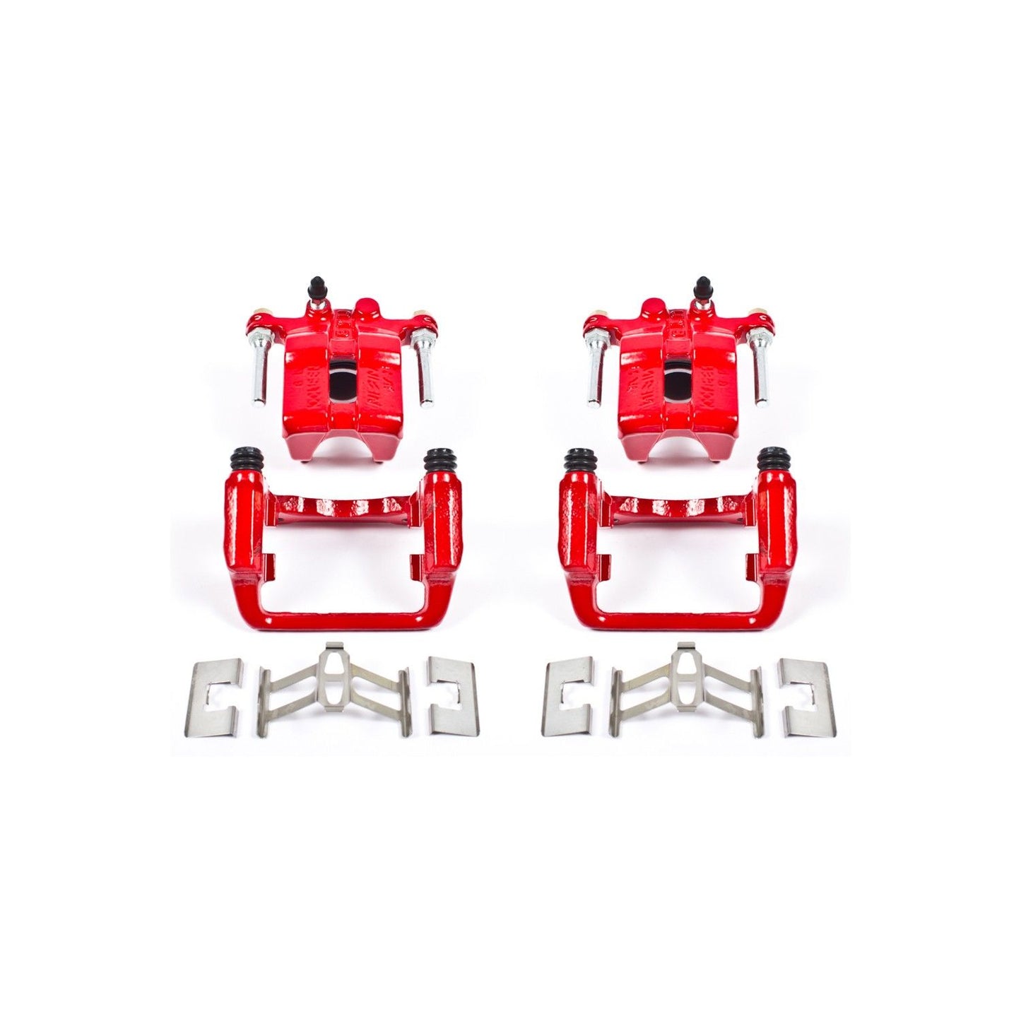 PowerStop Power Stop 99-04 Acura RL Rear Red Calipers w/Brackets - Pair S2596