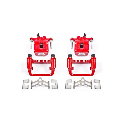 PowerStop Power Stop 99-04 Acura RL Rear Red Calipers w/Brackets - Pair S2596