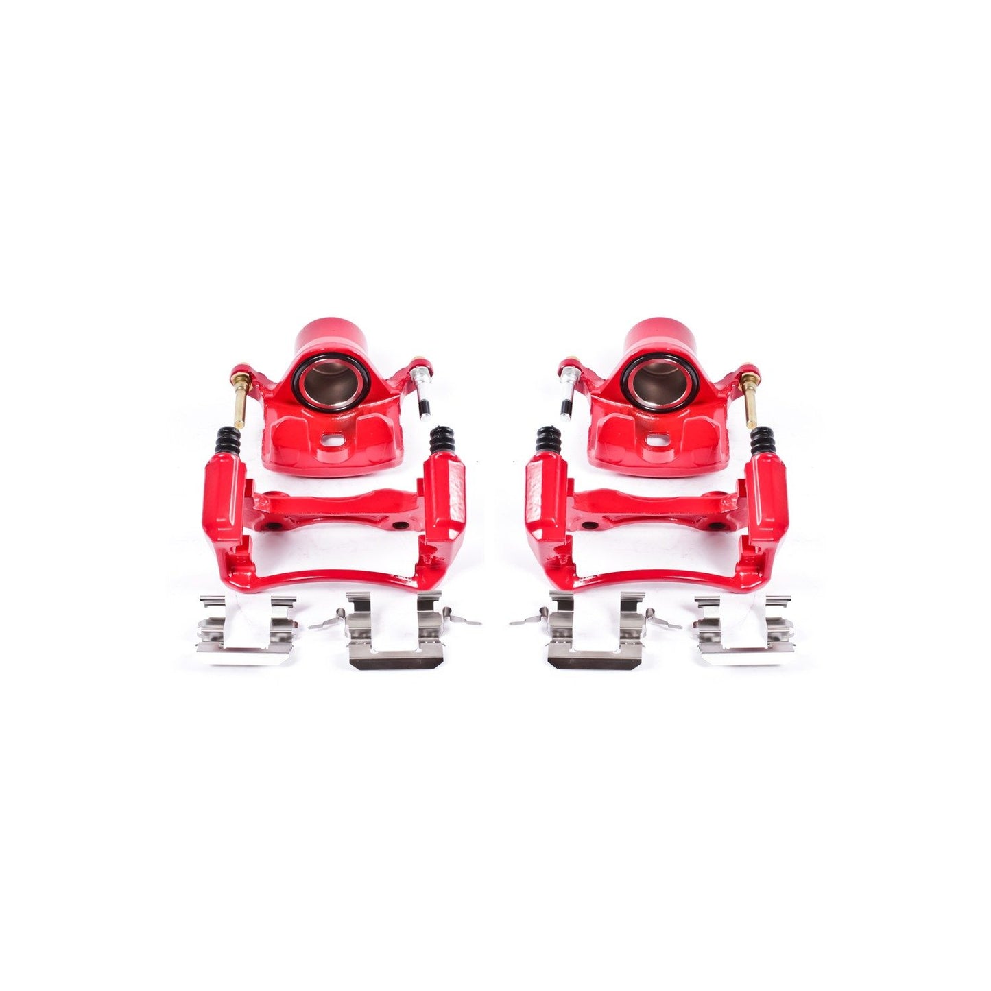 PowerStop Power Stop 00-01 Infiniti I30 Front Red Calipers w/Brackets - Pair S2604