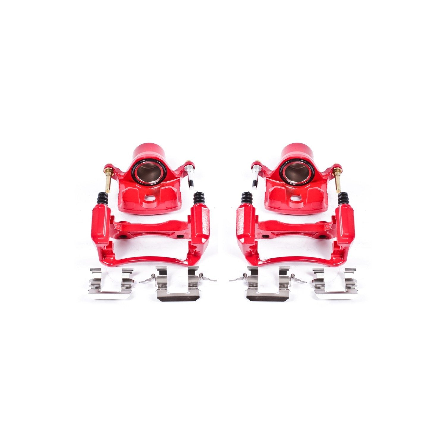 PowerStop Power Stop 00-01 Infiniti I30 Front Red Calipers w/Brackets - Pair S2604