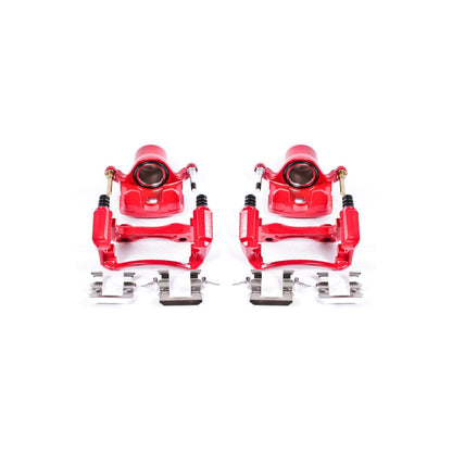 PowerStop Power Stop 00-01 Infiniti I30 Front Red Calipers w/Brackets - Pair S2604