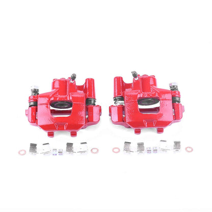 PowerStop Power Stop 00-01 Lexus ES300 Rear Red Calipers w/Brackets - Pair S2610
