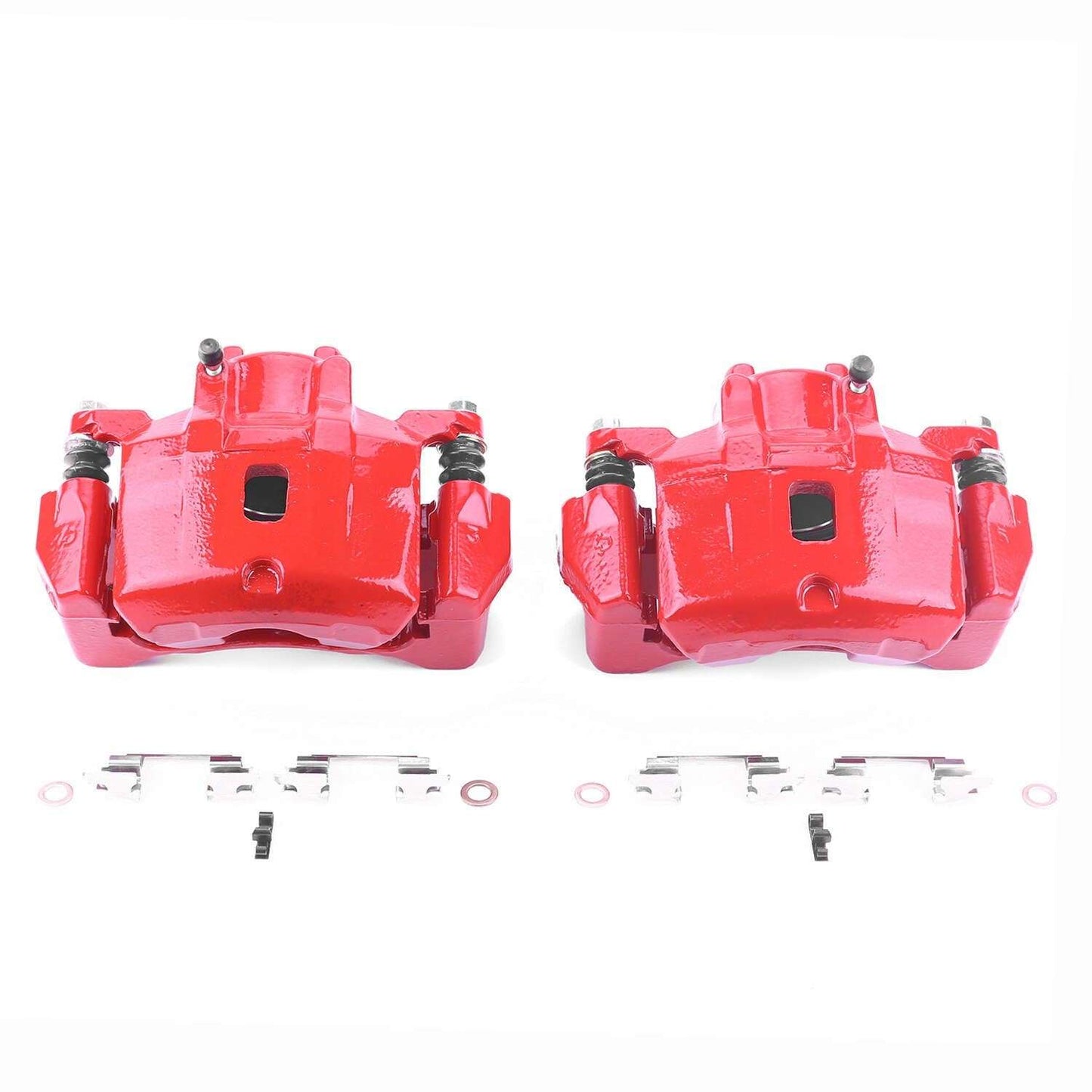 PowerStop Power Stop 06-12 Mitsubishi Eclipse Front Red Calipers w/Brackets - Pair S2614C