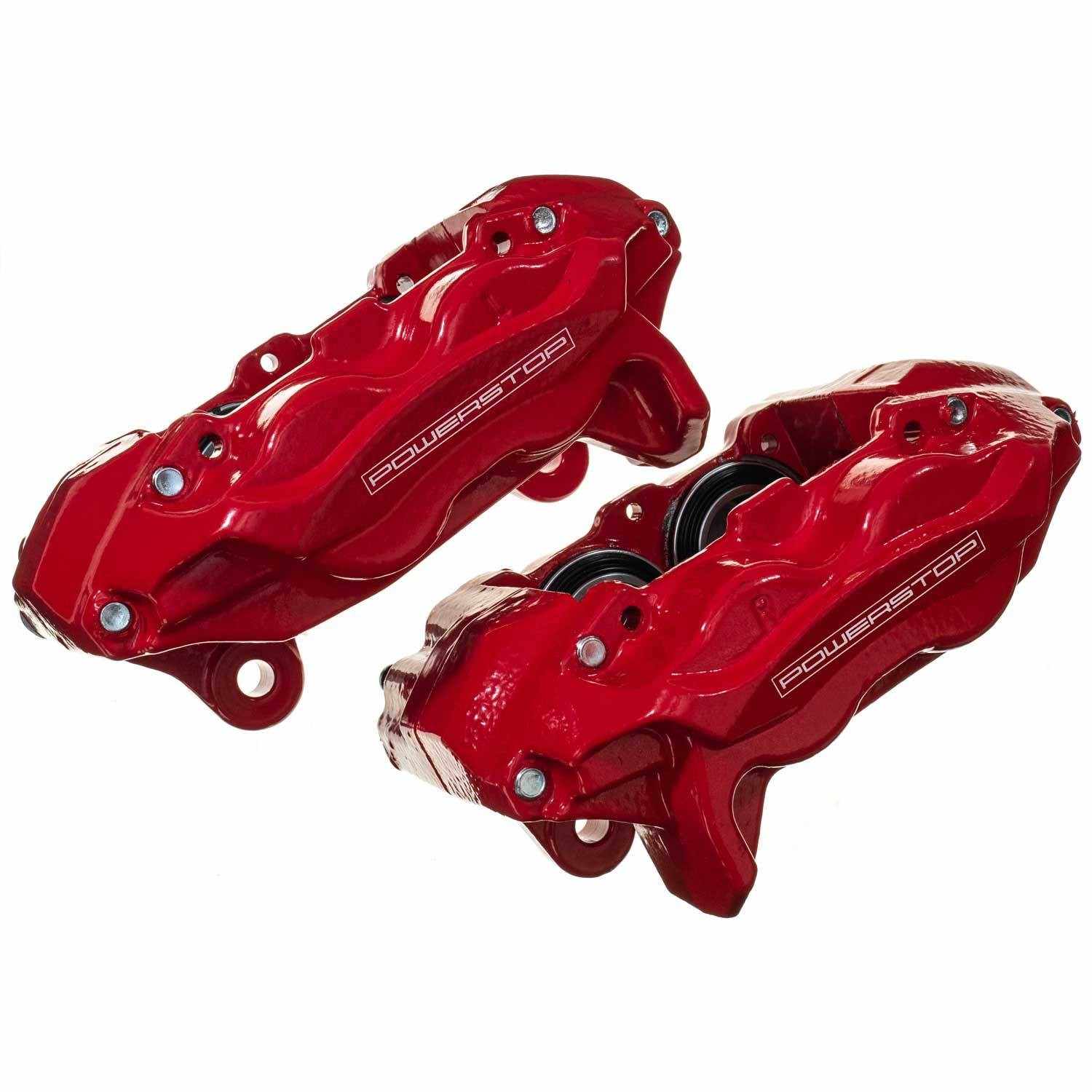 PowerStop Power Stop 01-03 Toyota Sequoia Front Red Calipers w/o Brackets - Pair S2632