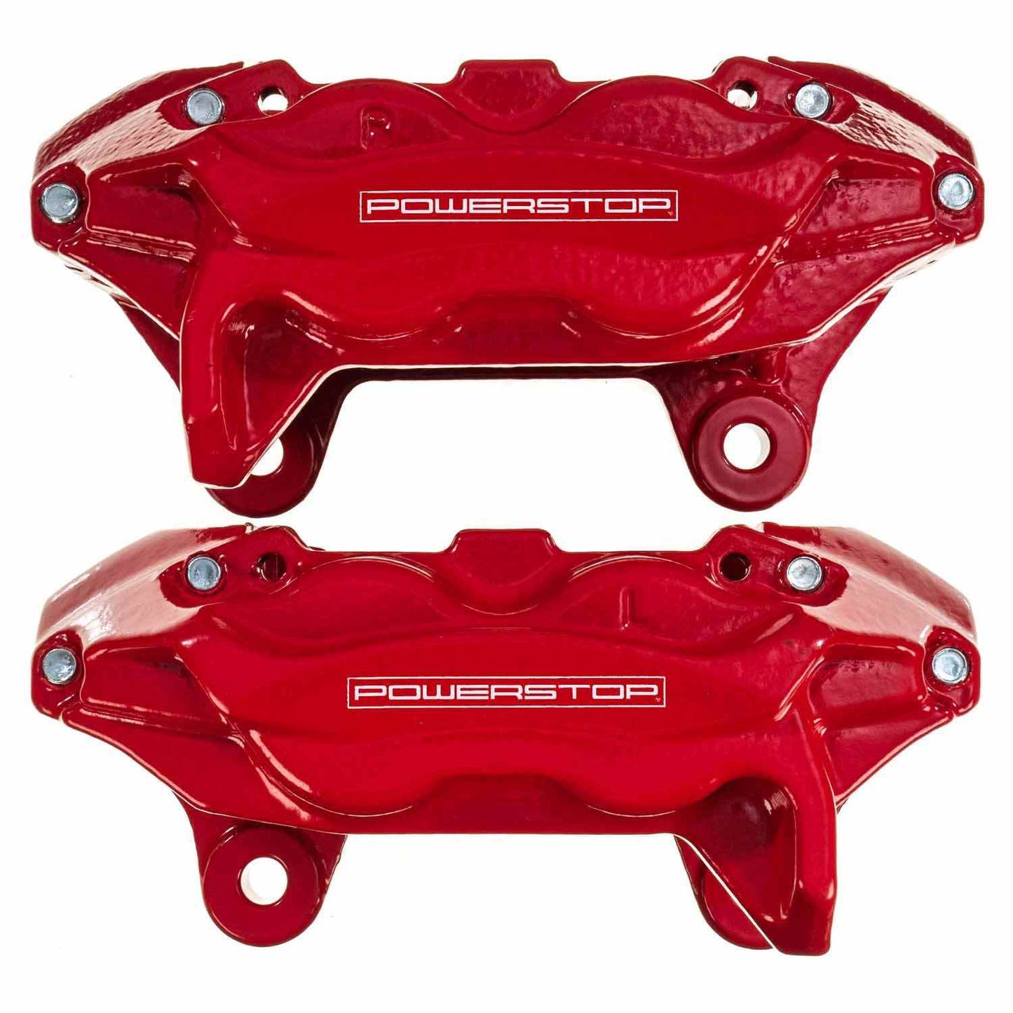 PowerStop Power Stop 01-03 Toyota Sequoia Front Red Calipers w/o Brackets - Pair S2632