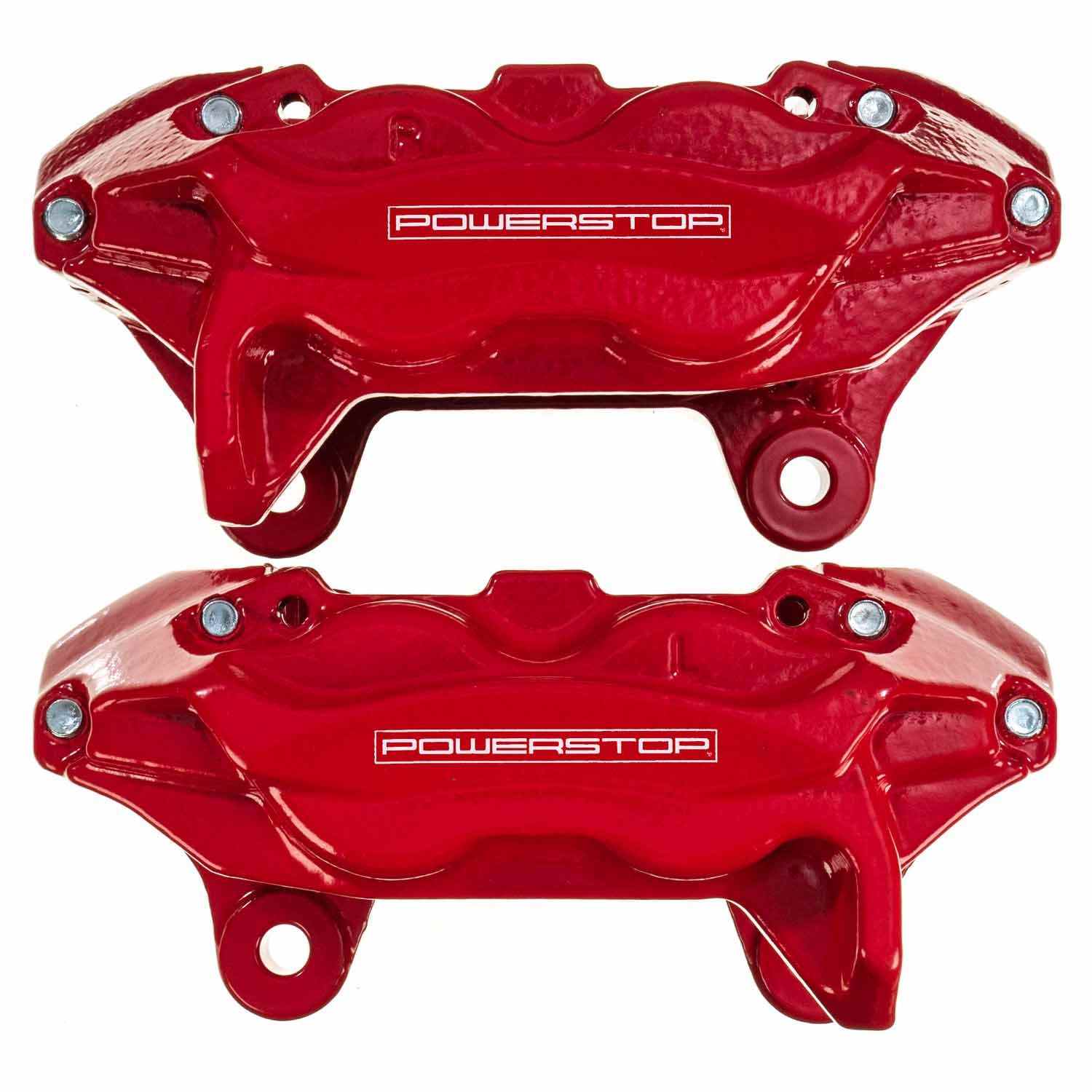 PowerStop Power Stop 01-03 Toyota Sequoia Front Red Calipers w/o Brackets - Pair S2632