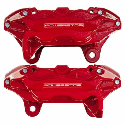 PowerStop Power Stop 01-03 Toyota Sequoia Front Red Calipers w/o Brackets - Pair S2632