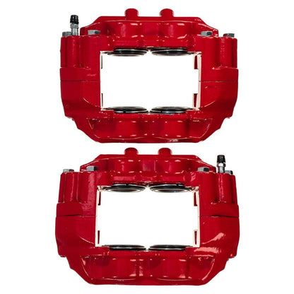 PowerStop Power Stop 01-03 Toyota Sequoia Front Red Calipers w/o Brackets - Pair S2632