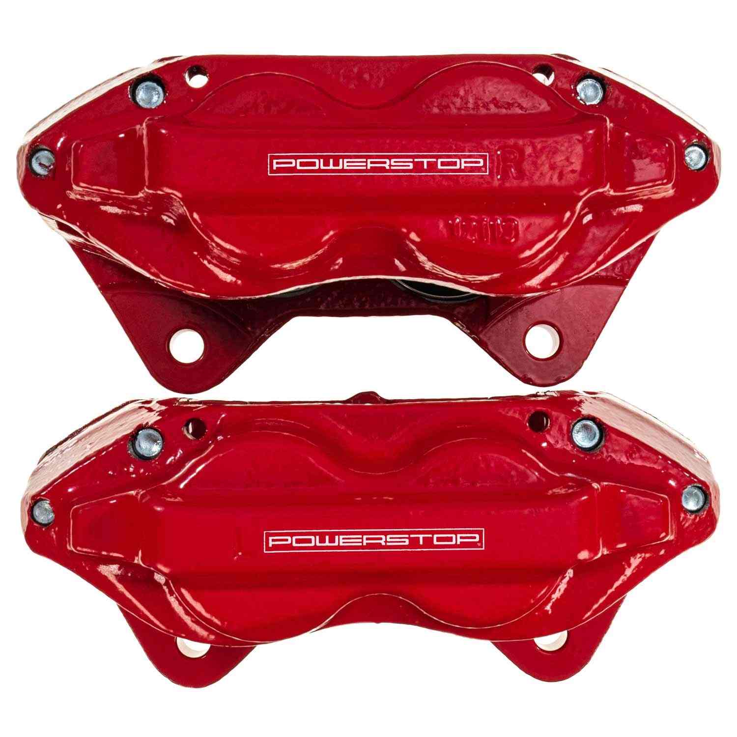 PowerStop Power Stop 98-02 Lexus LX470 Front Red Calipers w/o Brackets - Pair S2634