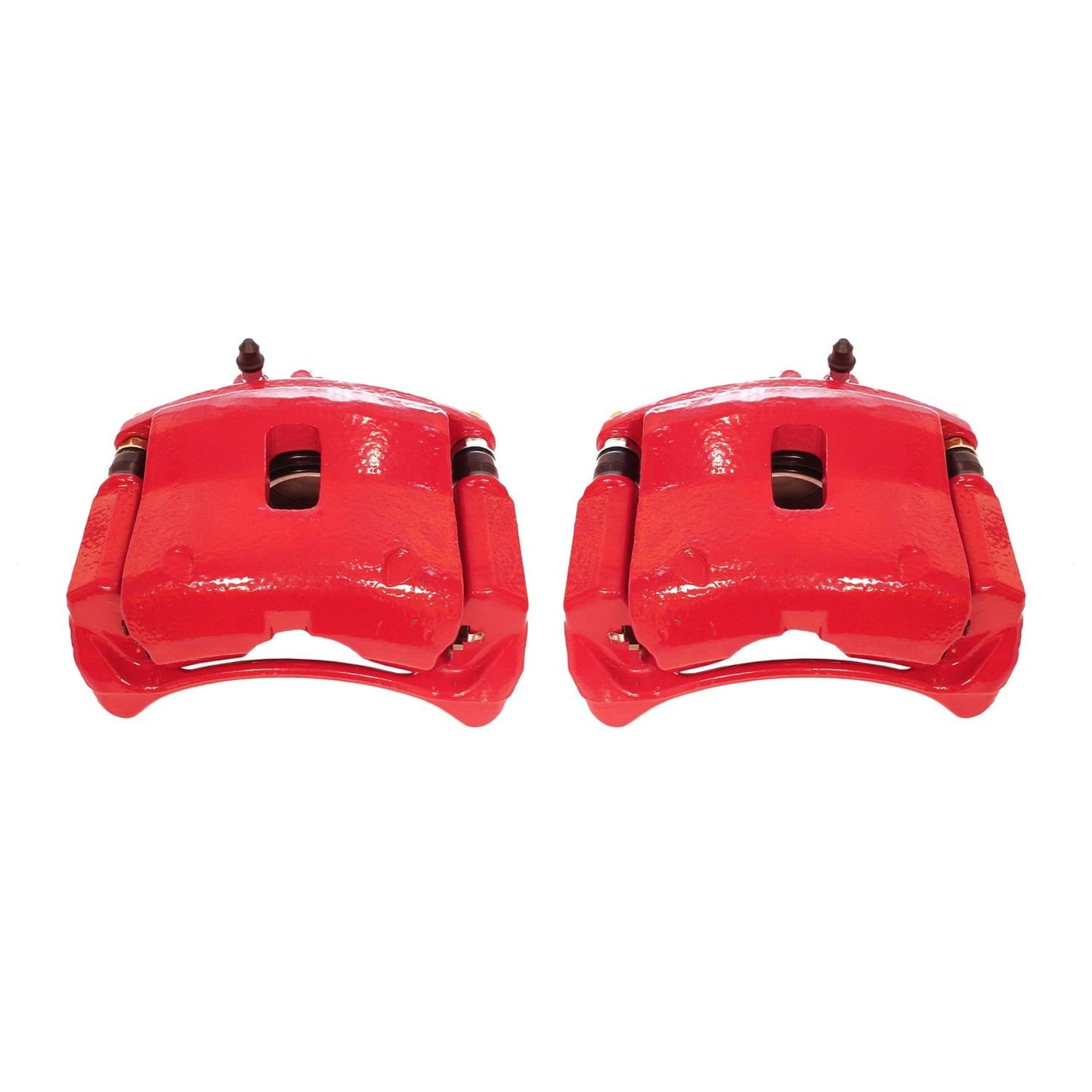 PowerStop Power Stop 01-02 Acura MDX Front Red Calipers w/Brackets - Pair S2644